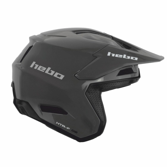 HEBO Trialhelm Zone Pro Fiberglas  Farbe: grau