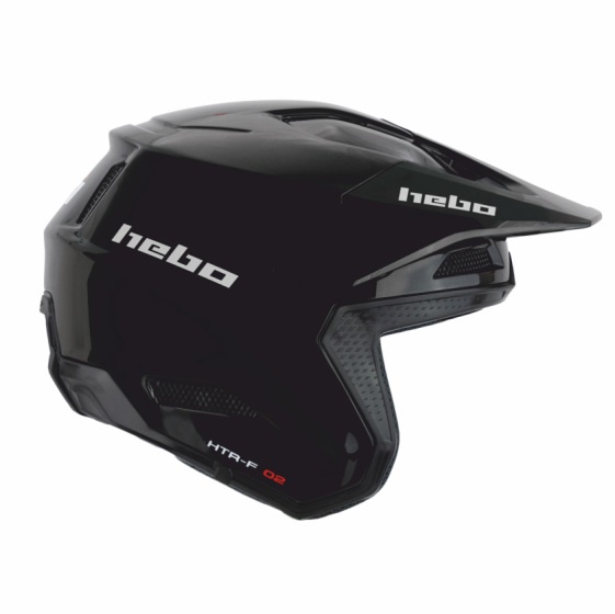 HEBO Trialhelm Zone Pro Fiberglas  Farbe: schwarz