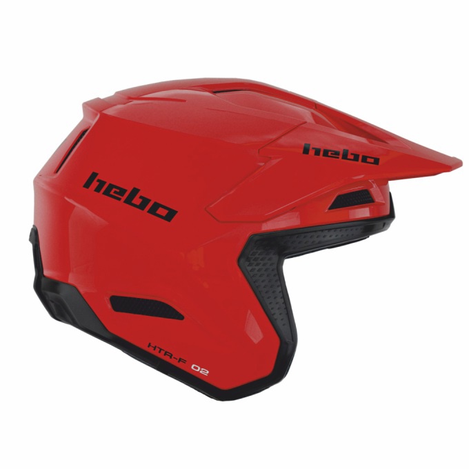 HEBO Trialhelm Zone Pro Fiberglas  Farbe: rot