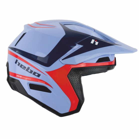 HEBO Trialhelm Zone Pro Fiberglas Farbe: blau