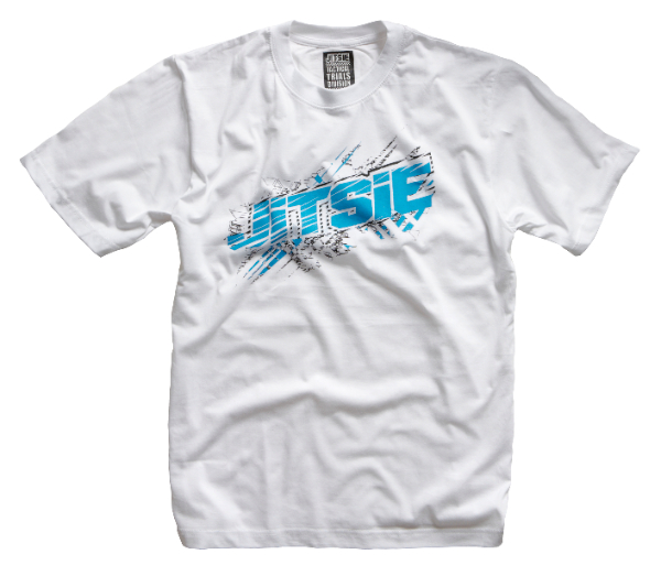 Jitsie T-Shirt "Scratch" Farbe: Weiß
